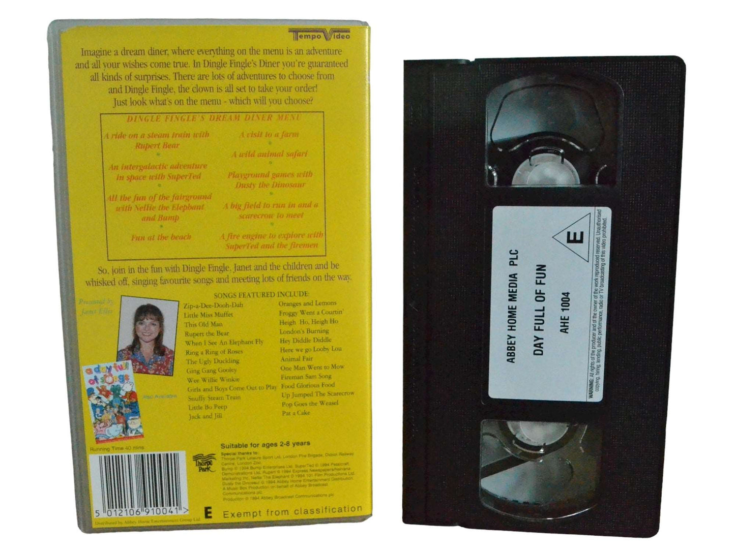 A Day Full of Fun - Tempo Video - Childrens - PAL - VHS-