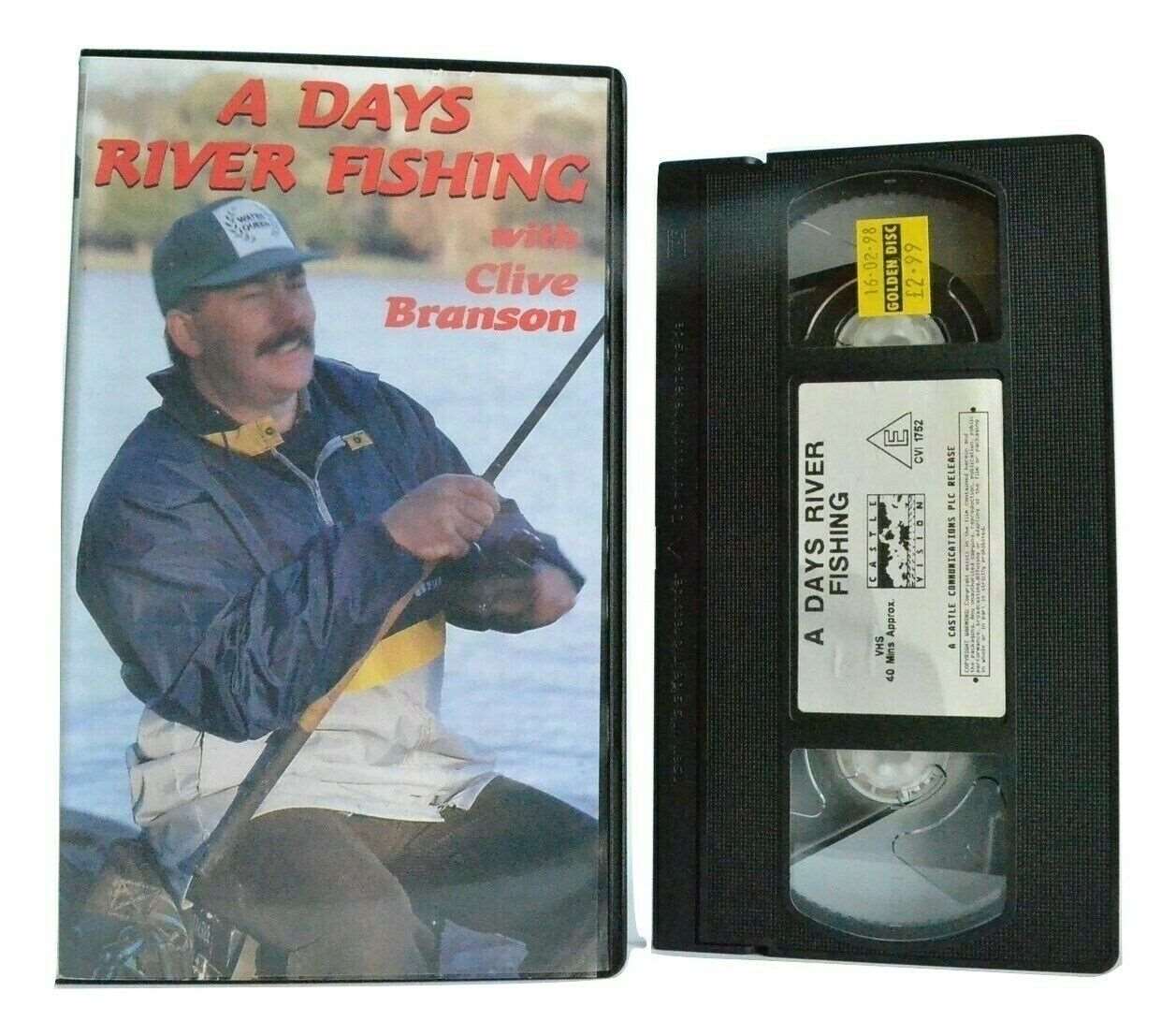 A Days River Fishing: By Clive Branson - World Champion - Coarse Fishing - VHS-