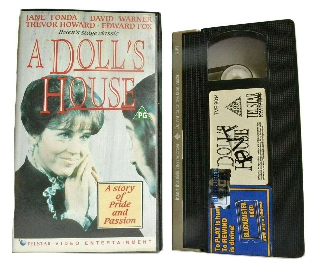 A Doll's House (1973); [Henrik Ibsen] - Drama - Jane Fonda / David Warner - VHS-