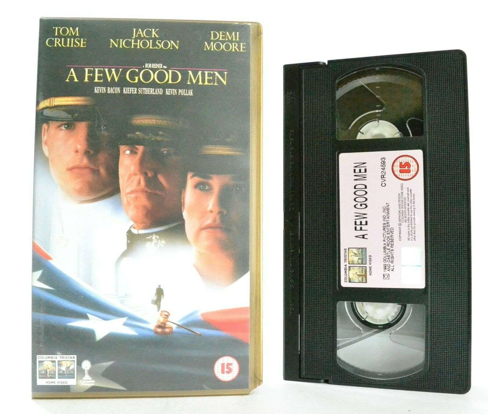 A Few Good Men: A R.Reiner Film - Court Drama - T.Cruise/J.Nicholson - Pal VHS-