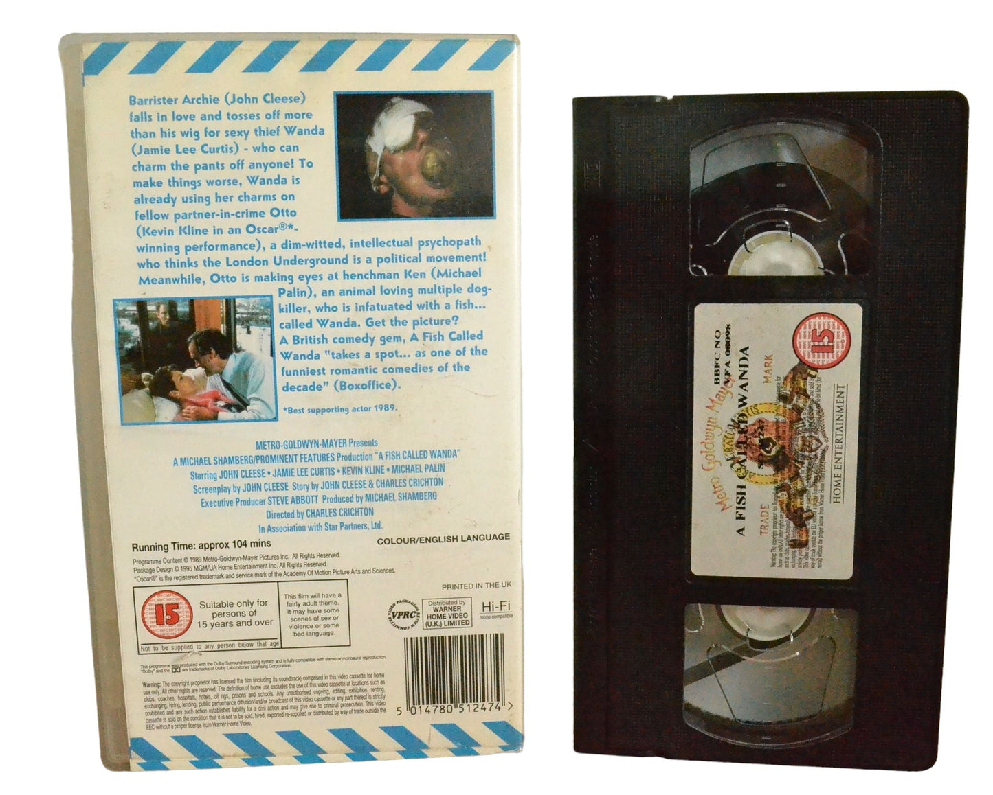 A Fish Called Wanda - John Cleese - MGM/UA Home Video - S051247 - Comedy - Pal - VHS-