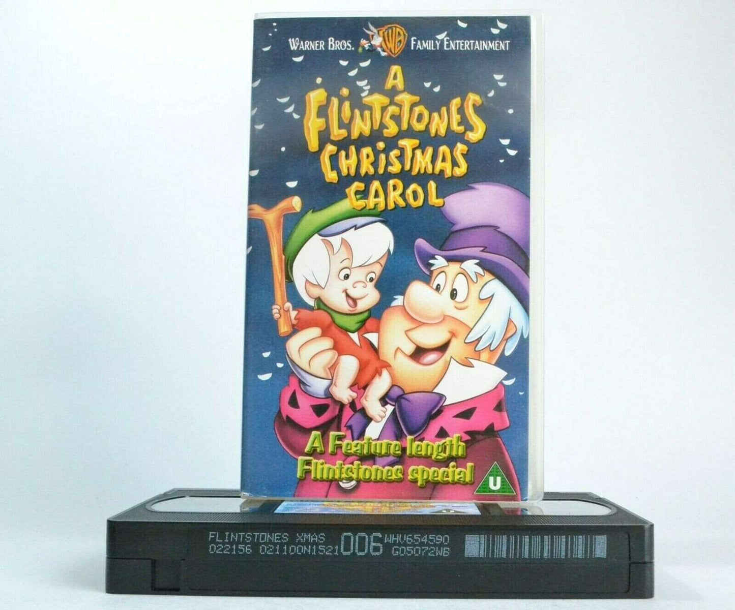 A Flintstones Christmas Carol: Holiday Special - Animated - Children's - Pal VHS-