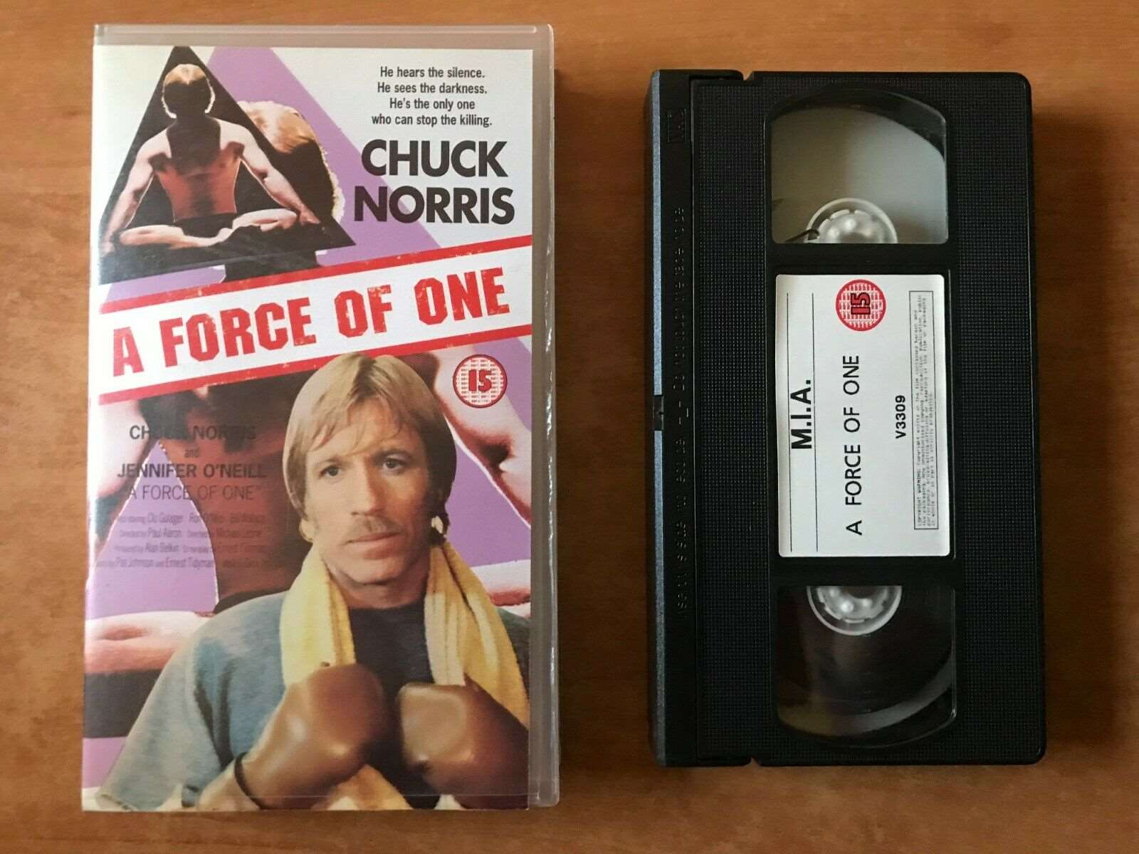 A Force Of One: Action [Martial Arts] Chuck Norris / Jenniger O'Neill - Pal VHS-