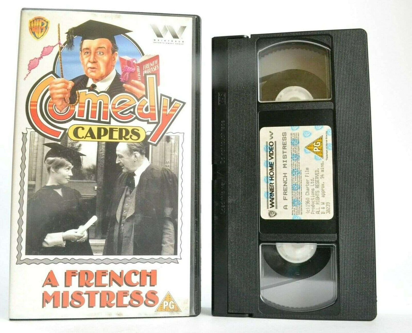 A French Mistress (1960): (1990) Warner Release - Comedy - Cecil Parker - VHS-