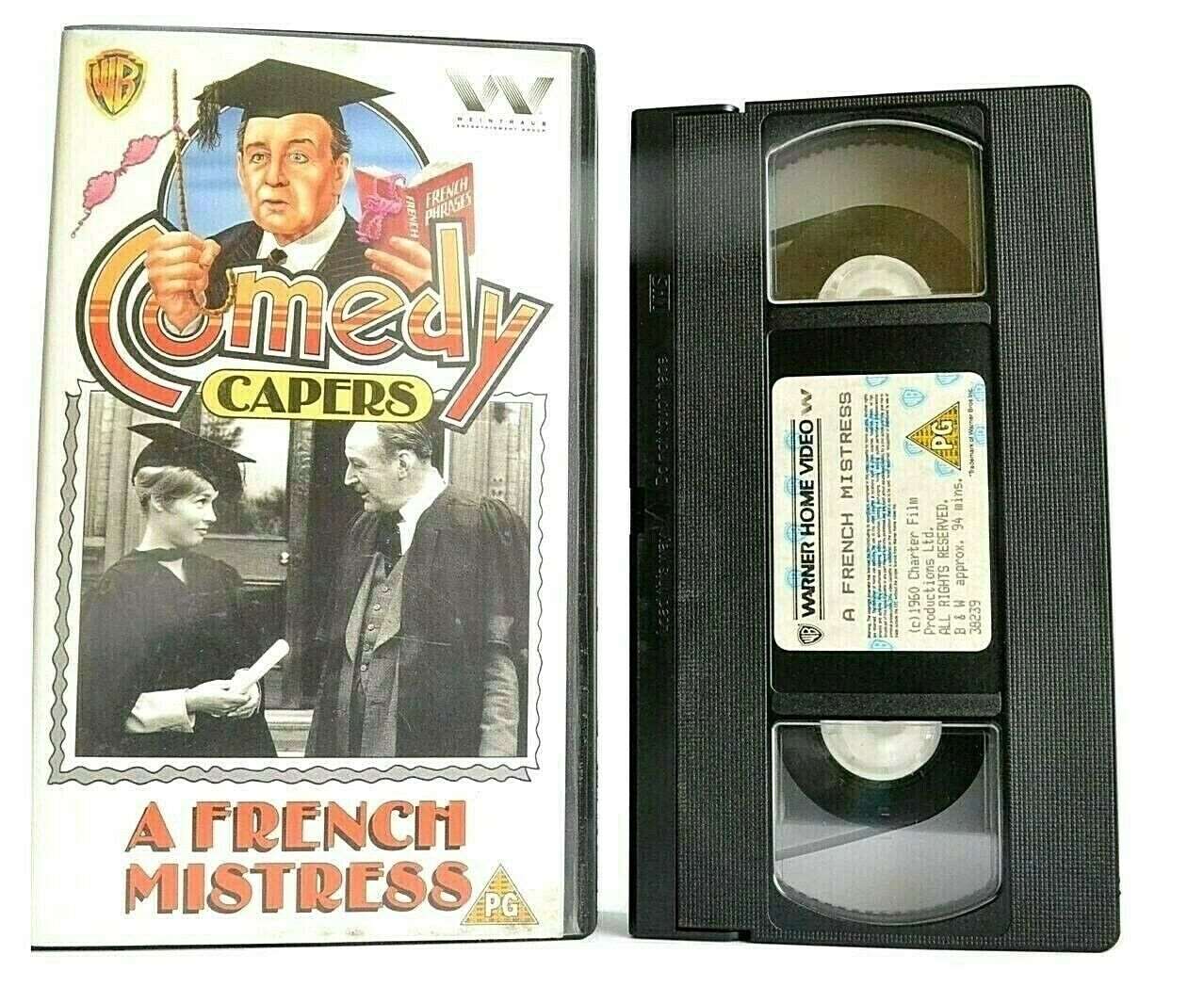 A French Mistress (1960): (1990) Warner Release - Comedy - Cecil Parker - VHS-