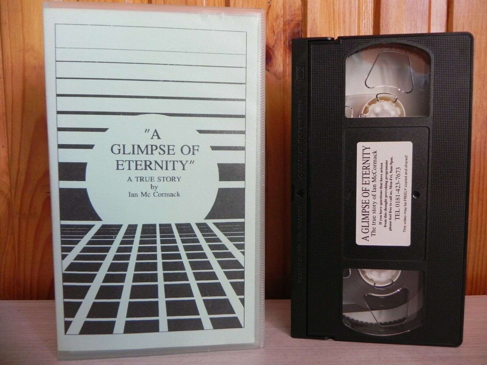 A Glipmse Of Eternity - A True Story - Ian McCormack - Documentary - Pal VHS-