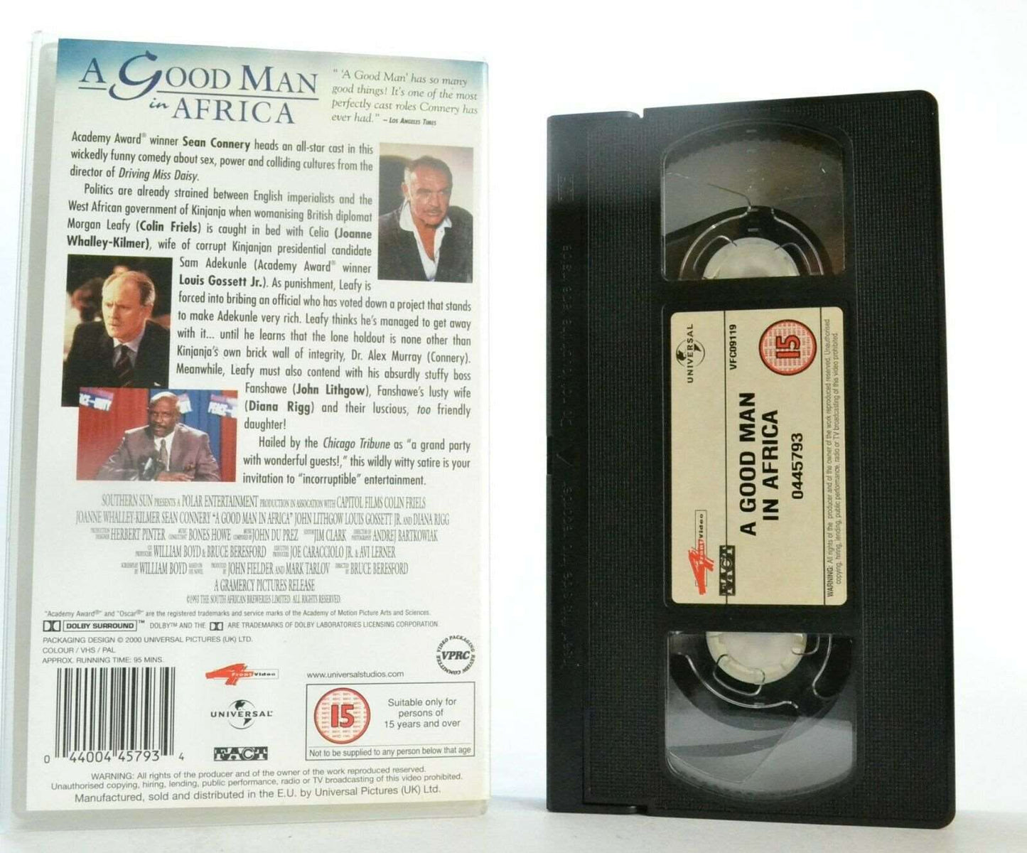 A Good Man In Africa (2000): Colliding Cultures Comedy - Sean Connery - Pal VHS-