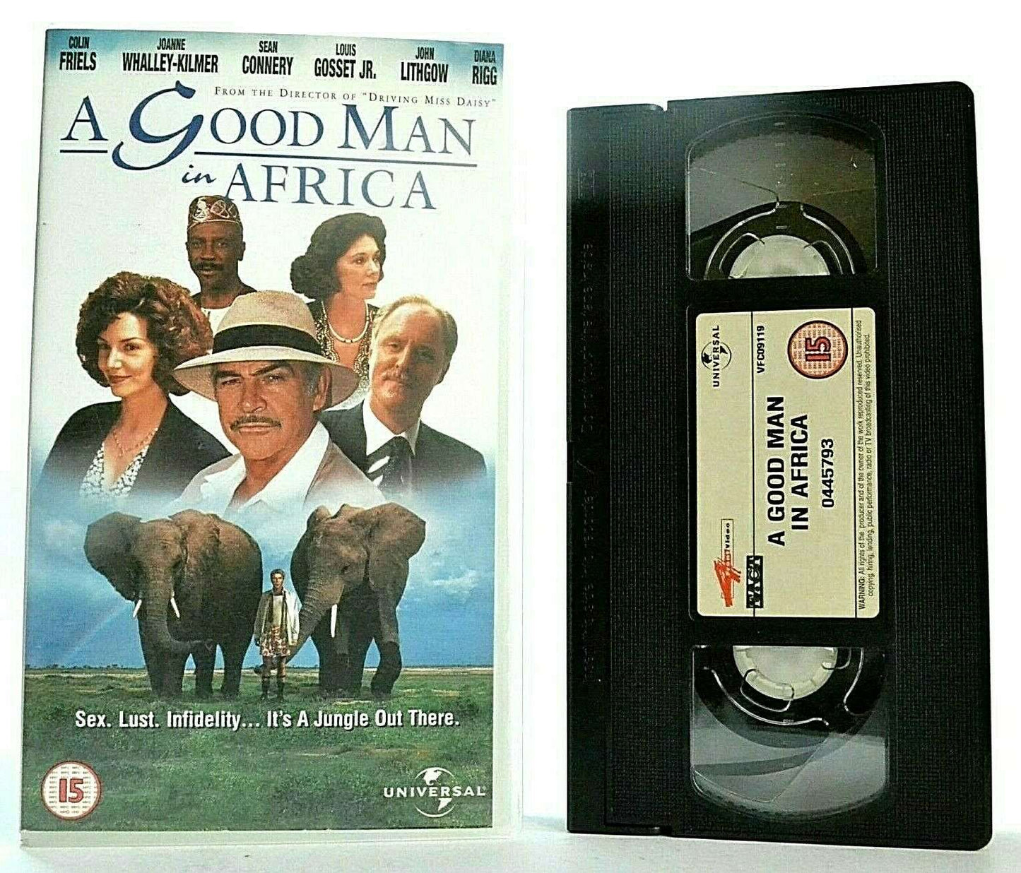 A Good Man In Africa (2000): Colliding Cultures Comedy - Sean Connery - Pal VHS-