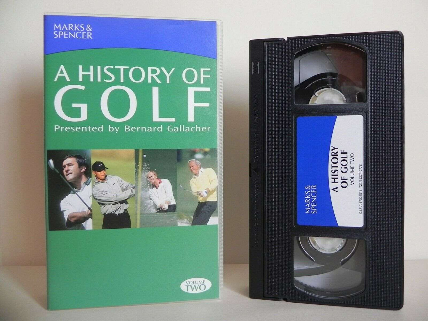 A History Of Golf: Volume Two - Marks & Spencer - Bernard Gallacher - Pal VHS-