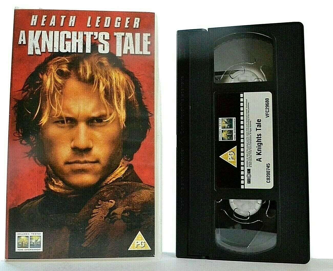 A Knight's Tale: Action Comedy Adventure - 14th Century - Heath Ledger - Pal VHS-