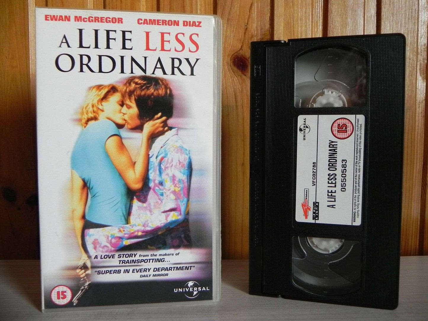 A Life Less Ordinary - Universal - Romance - Ewan McGregor - Cameron Diaz - VHS-