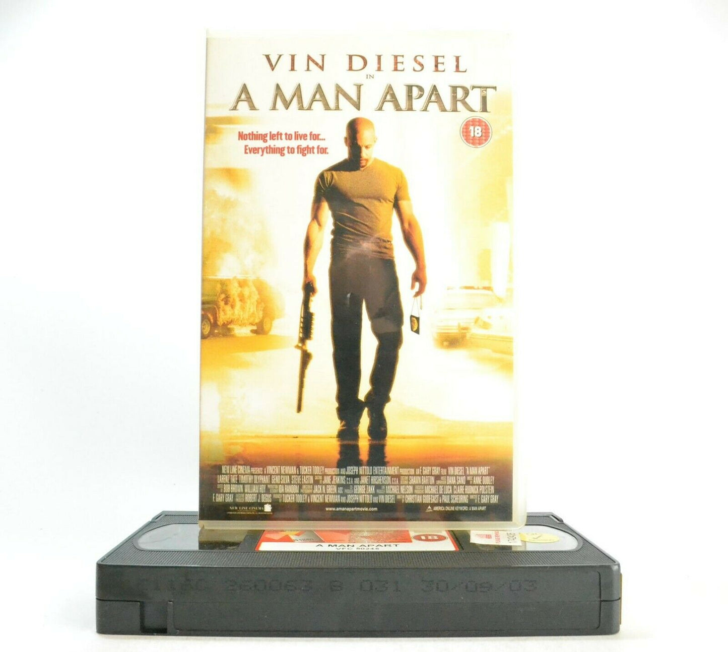 A Man Apart: Vigilante Action Film - Large Box - Ex-Rental - Vin Diesel - VHS-