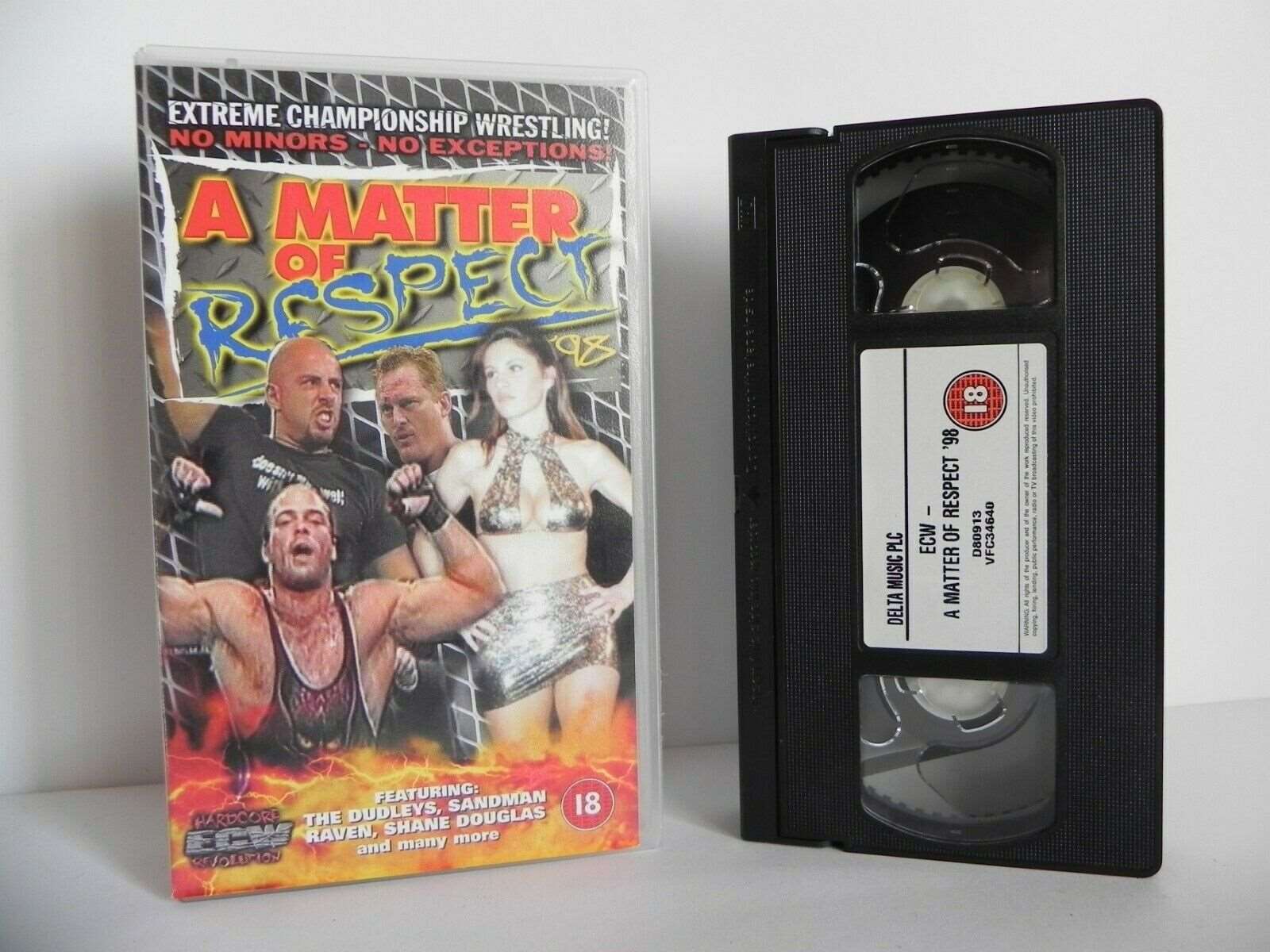 A Master Of Respect '98 - Extreme Championship Wrestling - Cert (18) - Pal VHS-