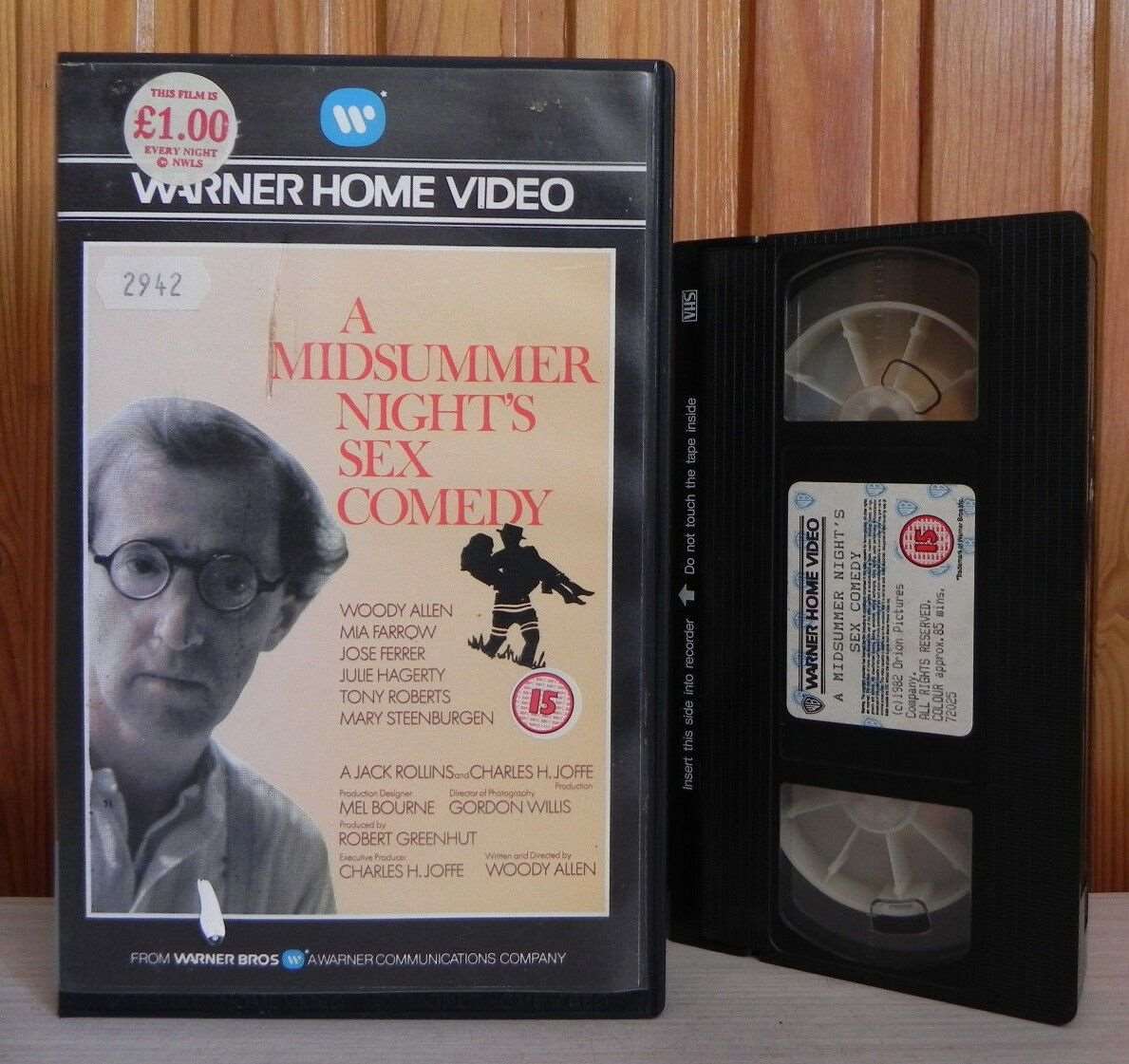 A Midsummer Nights Sex Comedy - Woody Allen - Warner - Big Box - PreCert VHS (8)-