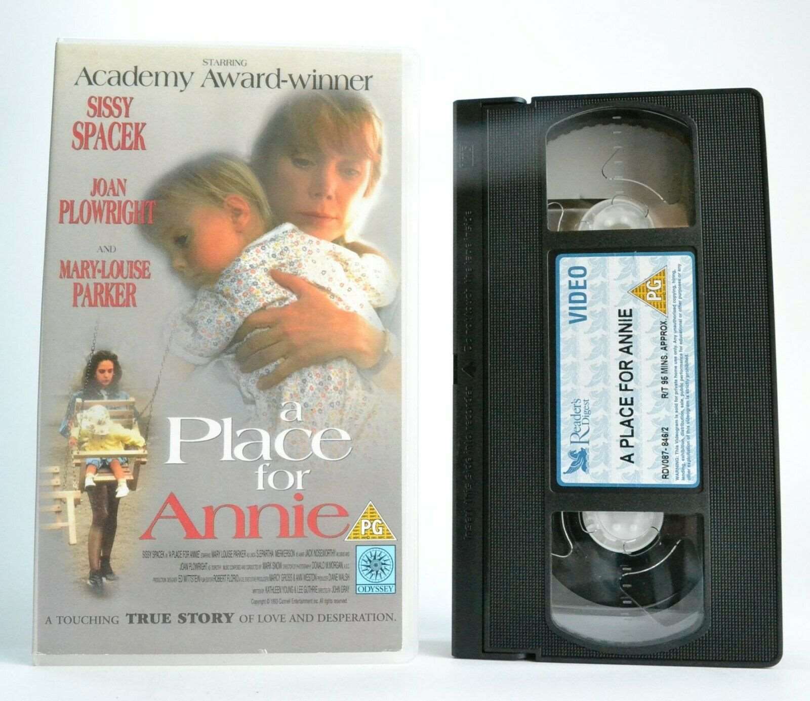 A Place For Annie: Based On True Story - TV Drama Movie - Sissy Spacek - Pal VHS-