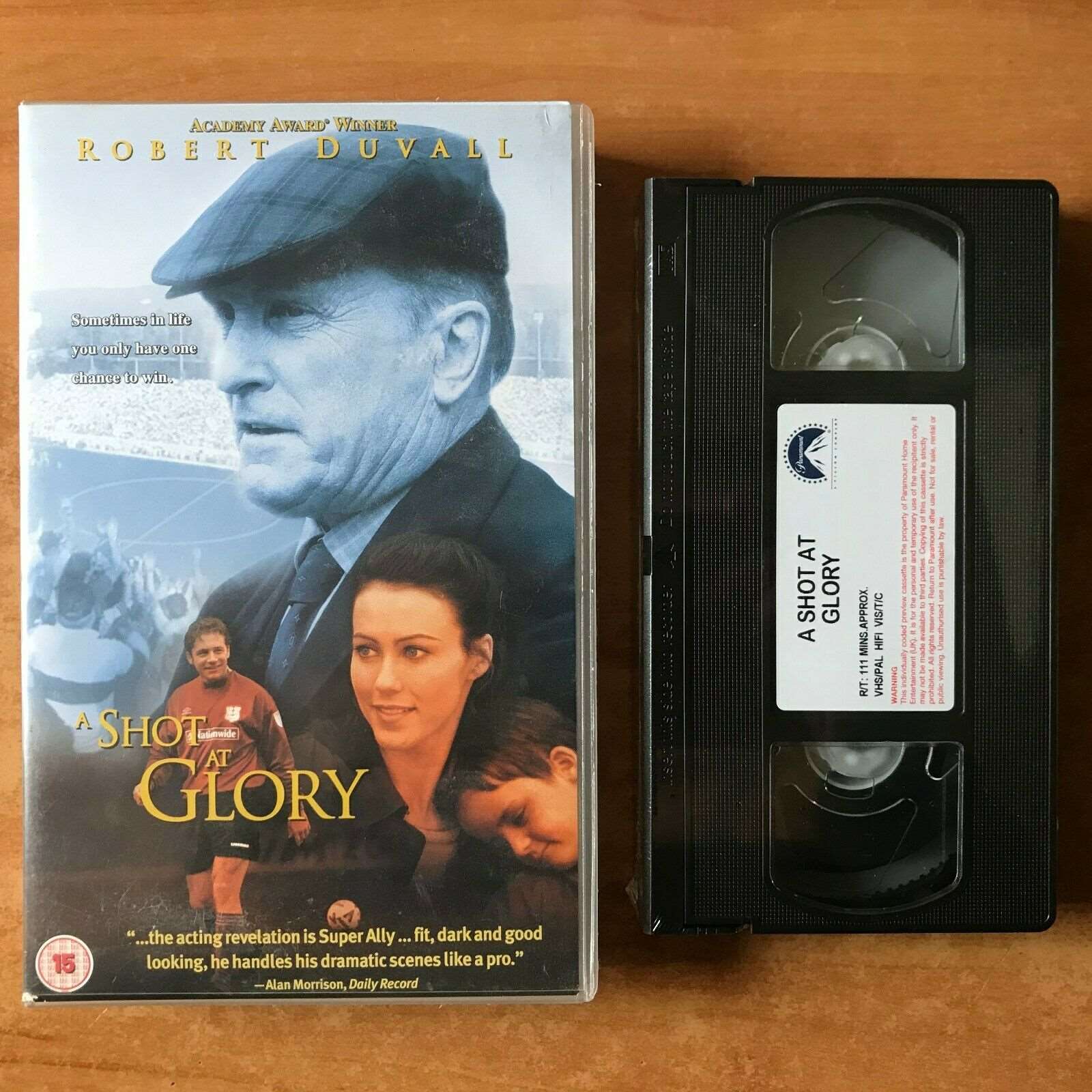 A Shot At Glory; [Bran New Sealed] Sample - Drama (Big Box) Robert Duvall - VHS-