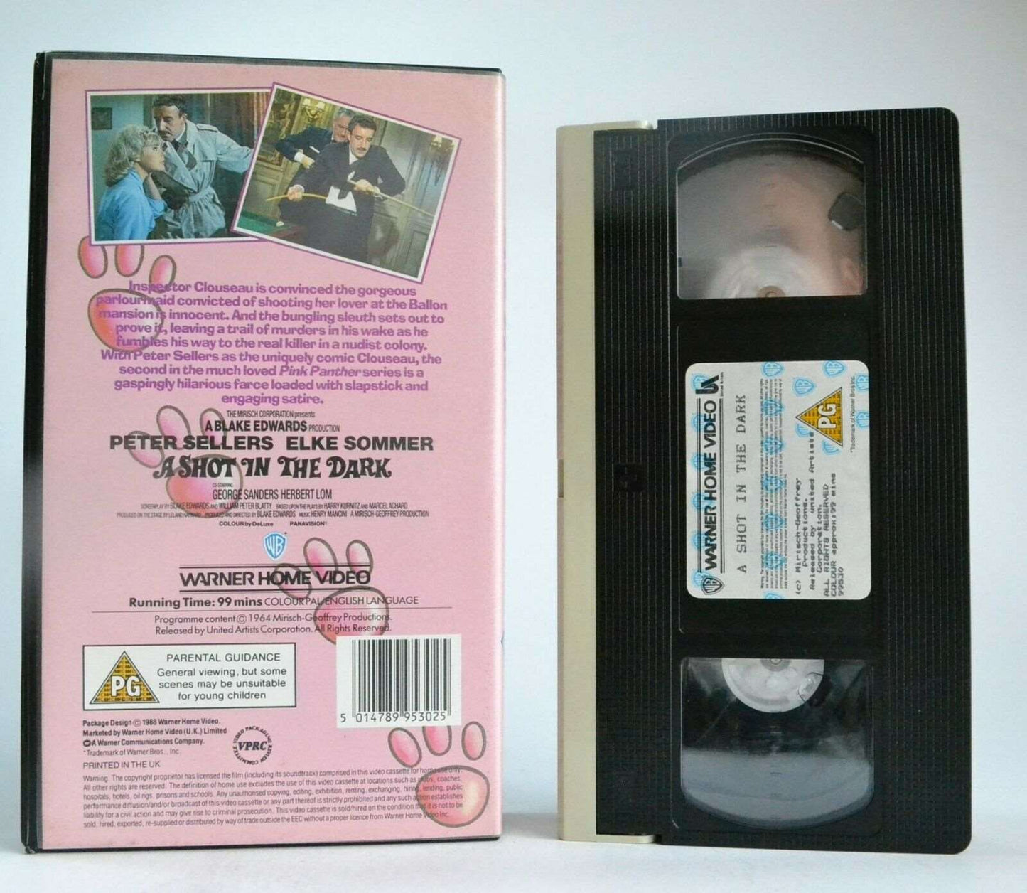 A Shot In The Dark: Pink Panther Film Series - Comedy - Peter Sellers - Pal VHS-