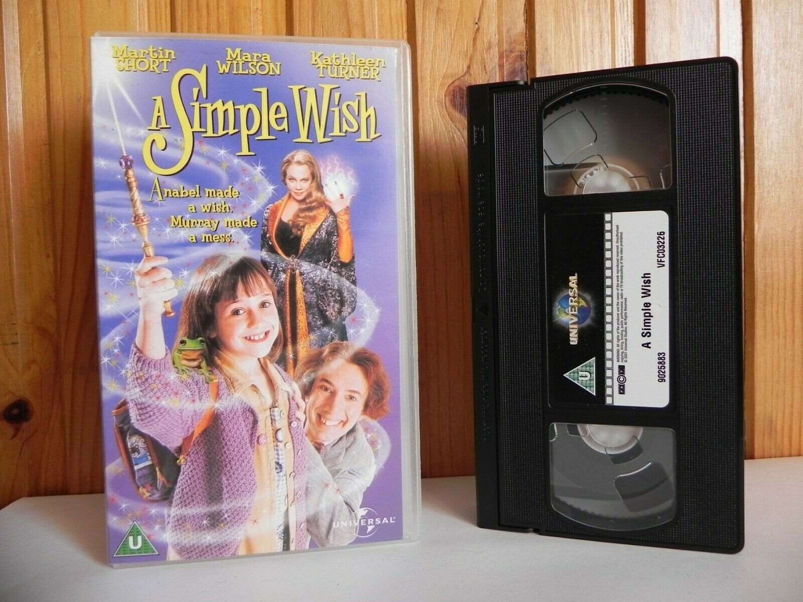 A Simple Wish - Fun Family Film - Delightful Comedy - Kathleen Turner - Pal VHS-