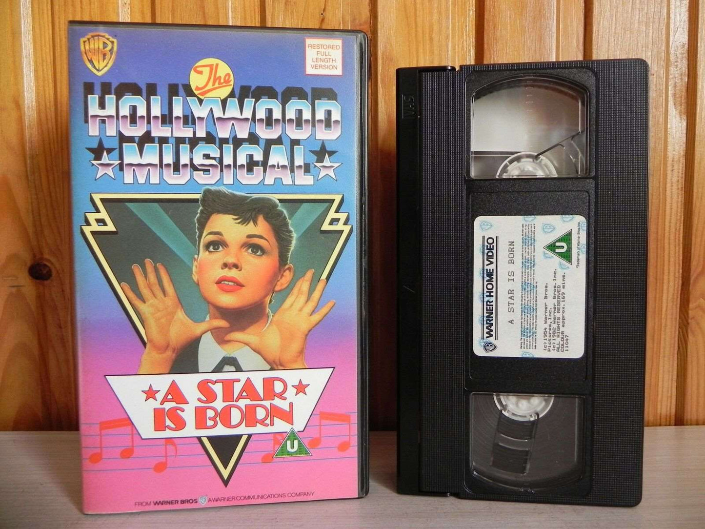 A Star Is Born - Warner Home - Hollwood Musical - Judy Garland - Pal VHS-