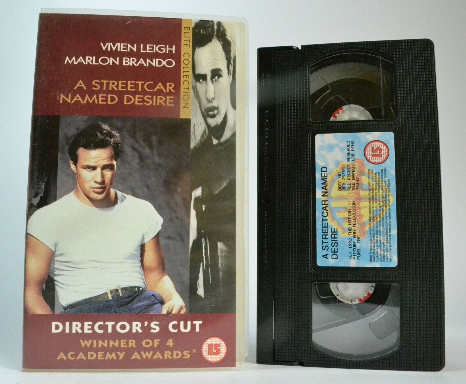 A Streetcar Named Desire (1951) - Drama - Marlon Brando / Vivien Leigh - Pal VHS-