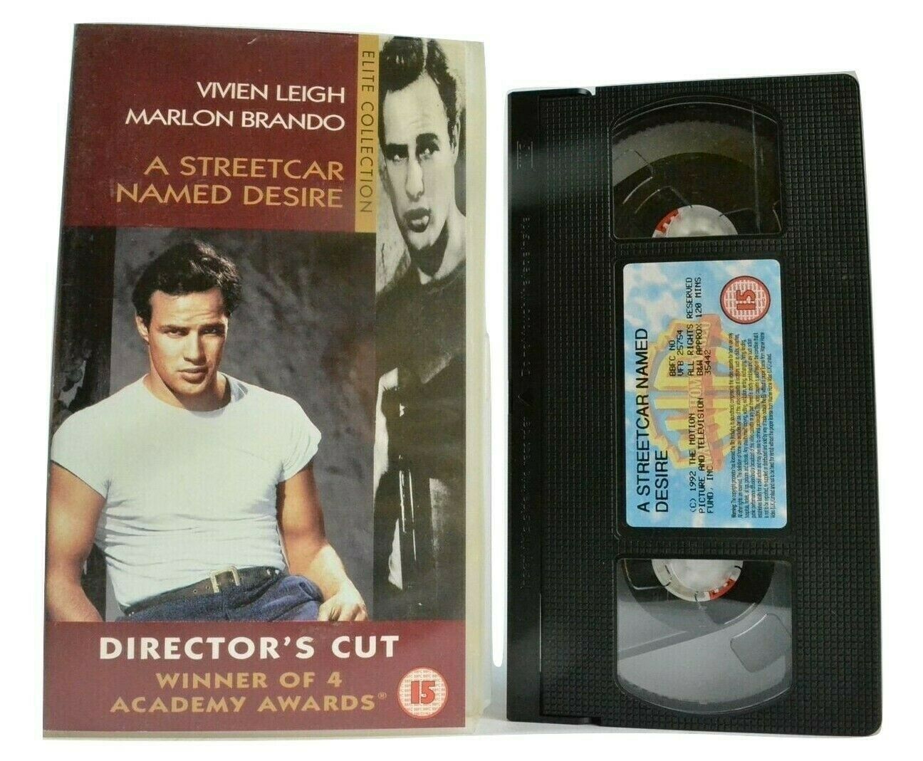 A Streetcar Named Desire (1951) - Drama - Marlon Brando / Vivien Leigh - Pal VHS-