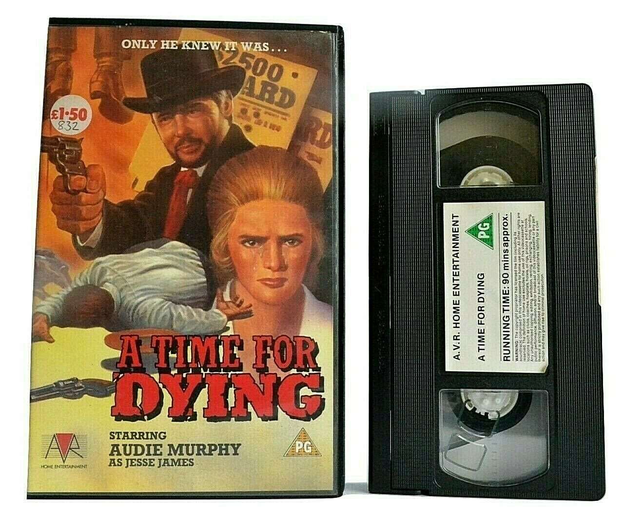 A Time For Dying (A.V.R.) - (1969) Western -<Jesse James>- Large Box - Pal VHS-