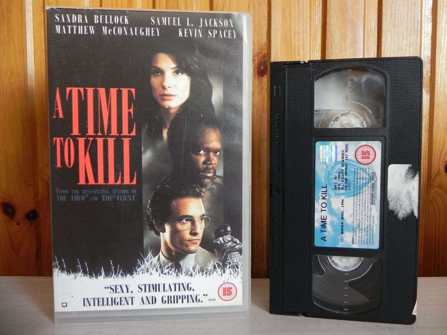 A Time To Kill - Large Box - Warner Home - Powerful Drama - Pal Video - VHS-