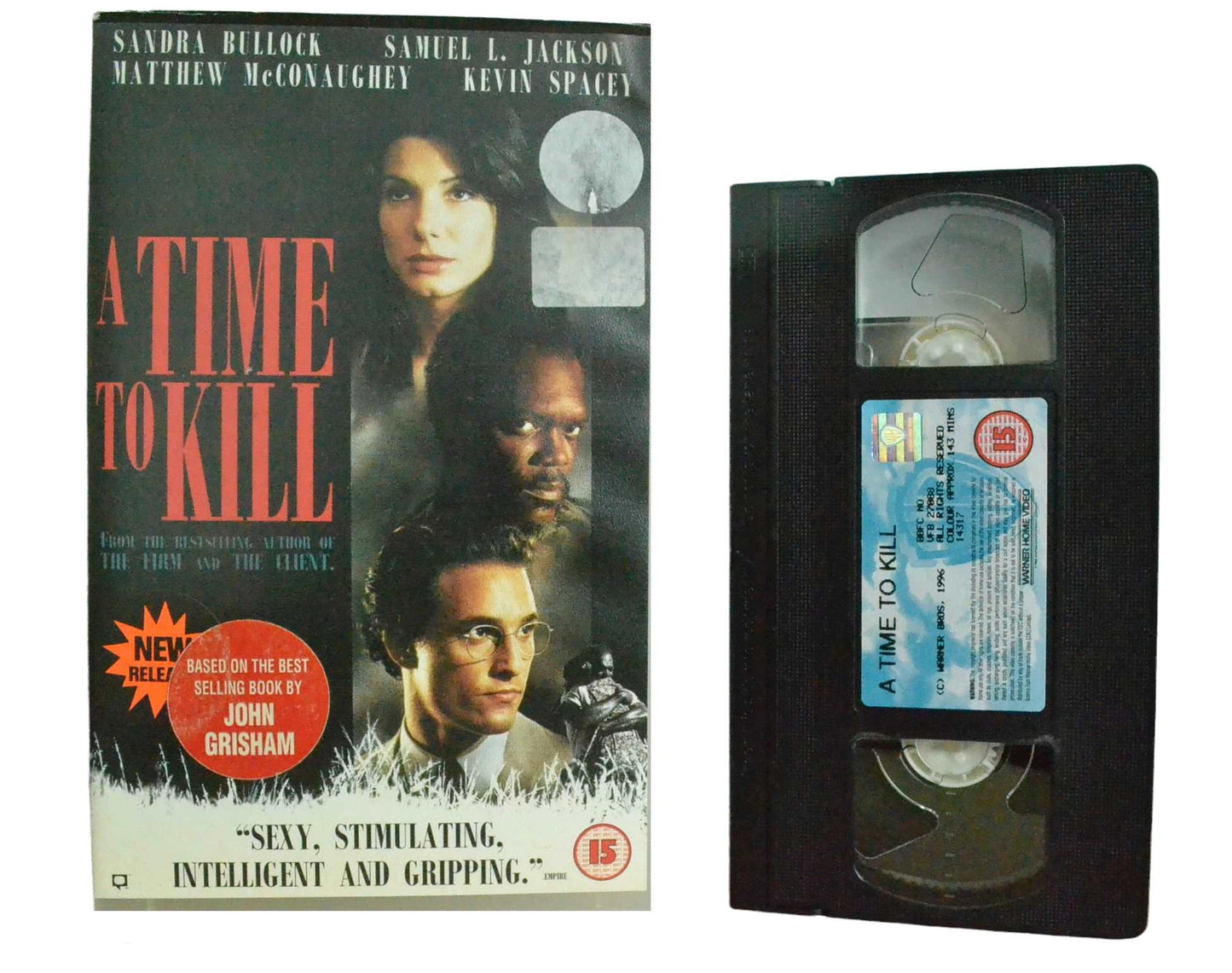 A Time To Kill - Sandra Bullock - Warner Home Video - Vintage - Pal VHS-