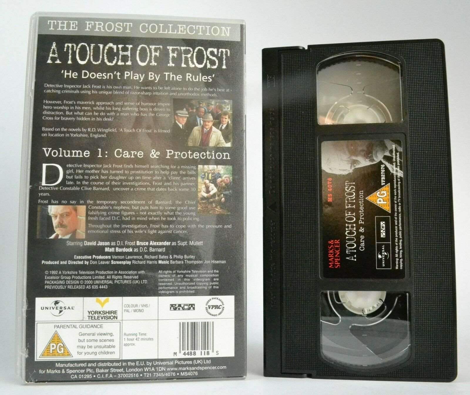 A Touch Of Frost (Vol.1): Care & Protection - T.V. Series - Mystery Drama - VHS-