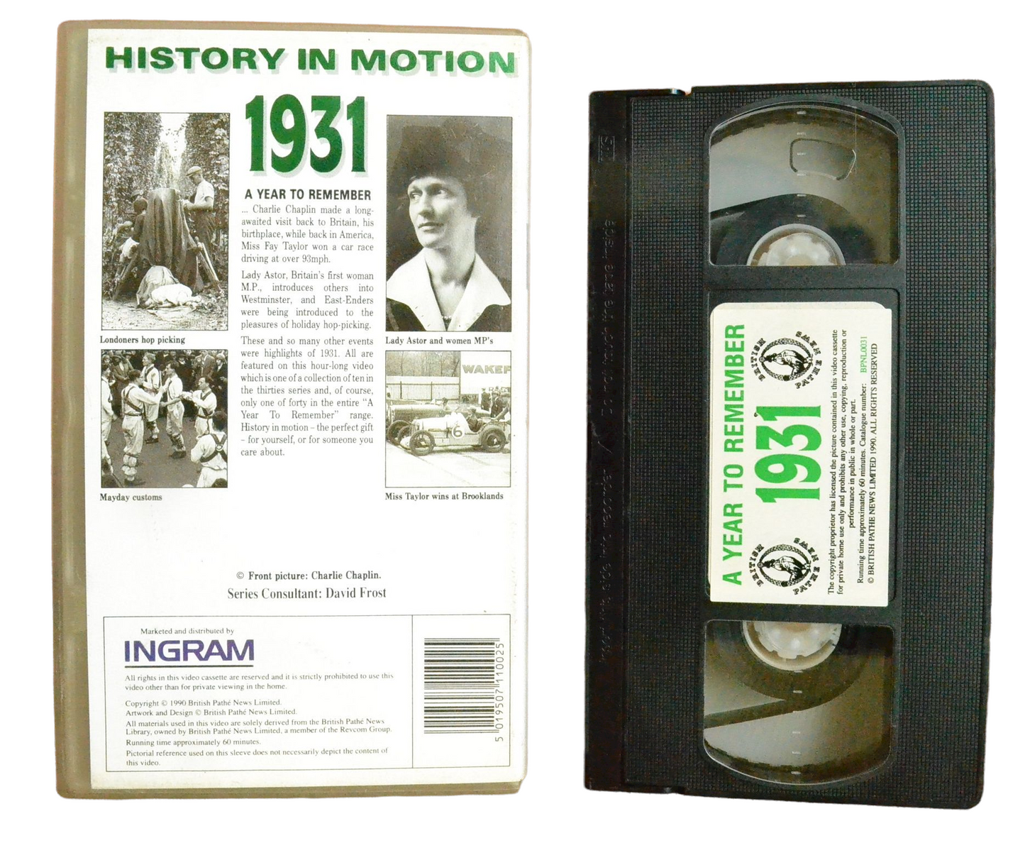 A Year To Remember 1931 - British Pathe News - Pal VHS-