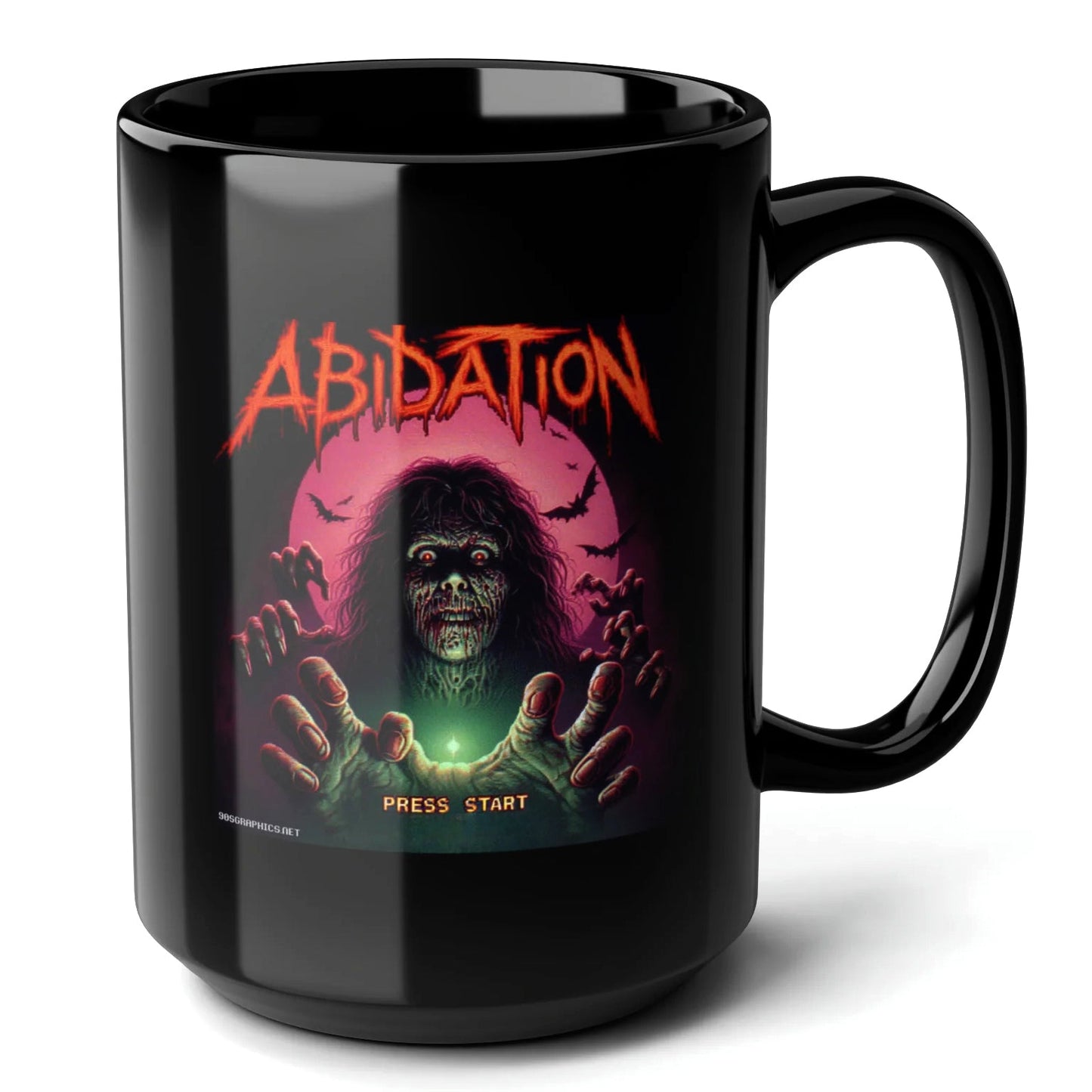 Abidation Black Mug (15oz) - gifts for gamers-15oz-