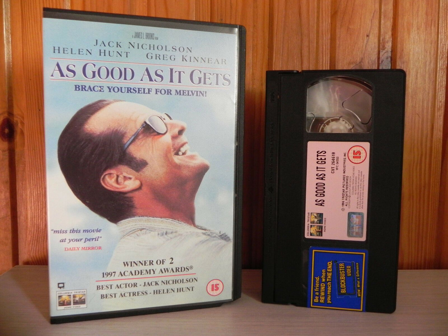 AS GOOD AS IT GETS - Big Box - Seemingly Rare - Jack Nicholson - Comedy - VHS-