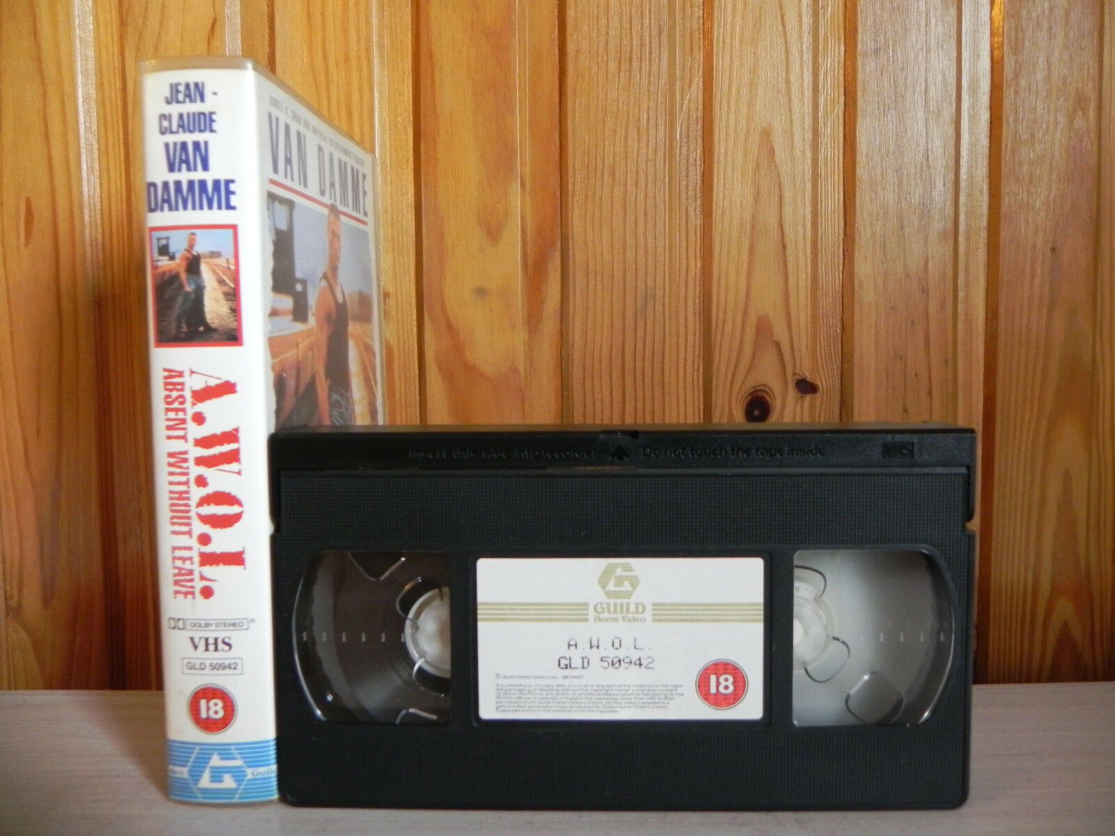 A.W.O.L. - Absent Without Leave - AWOL Action - Jean Claude Van Damme - Pal VHS-