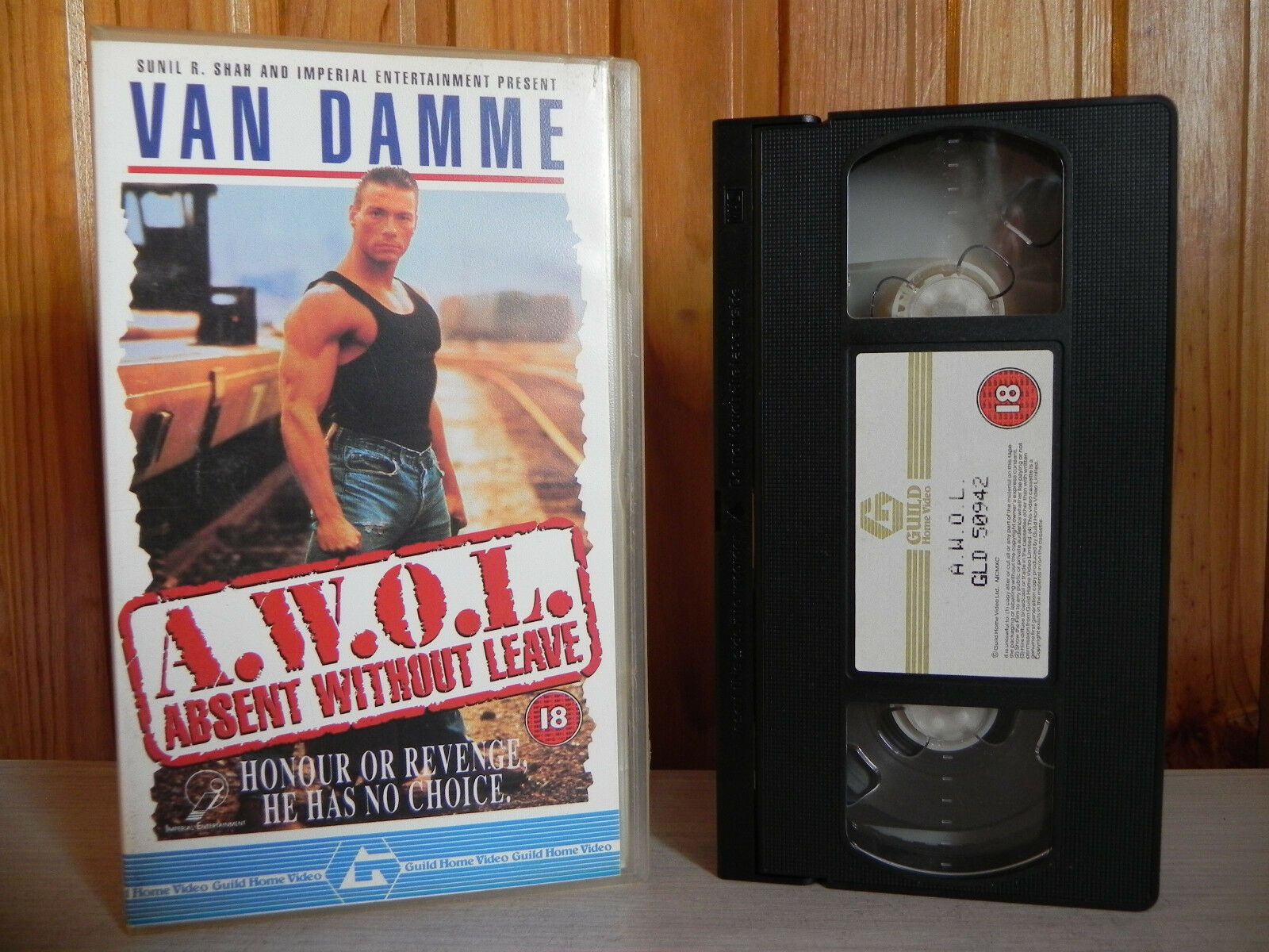 A.W.O.L. - Absent Without Leave - AWOL Action - Jean Claude Van Damme - Pal VHS-