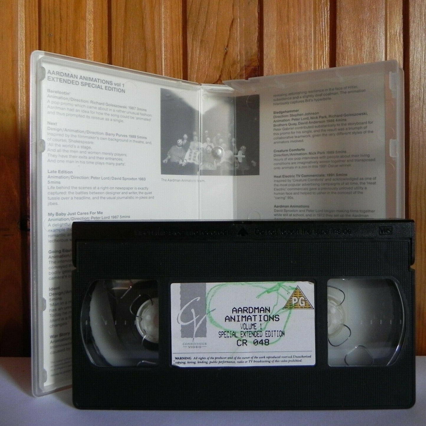 Aardman Animations Vol. 1 - Special Edition - Barefootin' - War Story - Pal VHS-