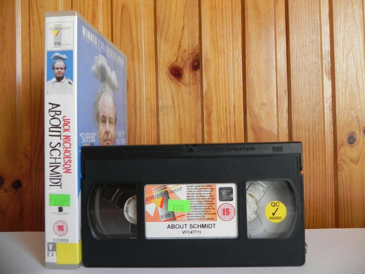 About Schmidt - Large Box - Entertainment In Video - Comedy - Nicholson - VHS-