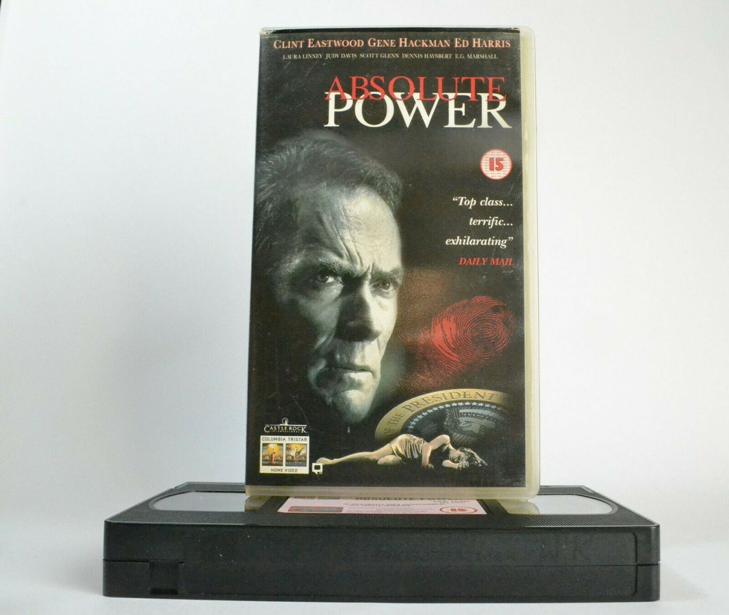 Absolute Power (1997): Political Drama - Clint Eastwood / Gene Hackman - Pal VHS-