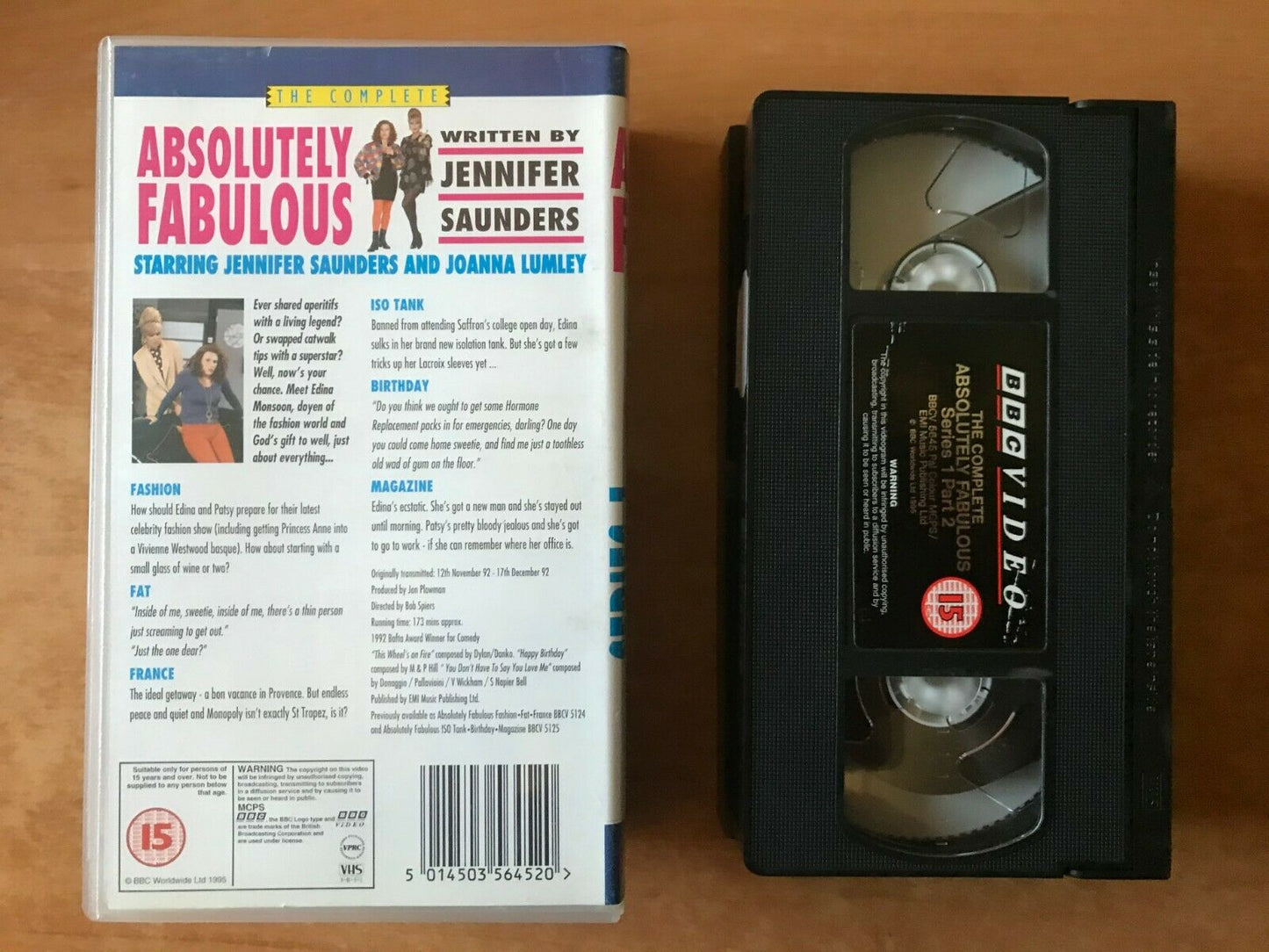 Absolutely Fabulous [Series 1 x 2 Tape]: Fashion - BBC - Jennifer Saunders - VHS-