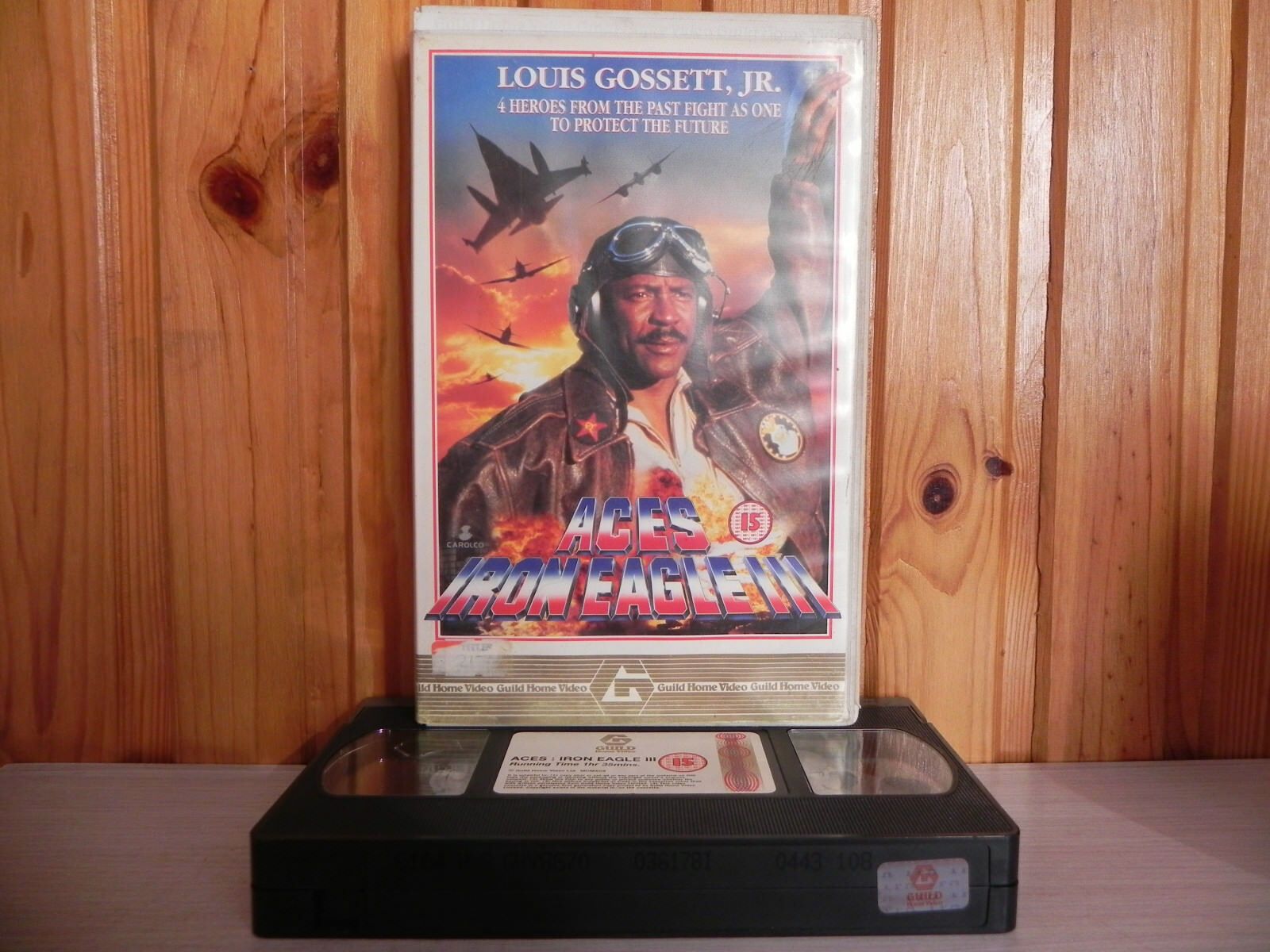 Ace Iron Eagle 3 - Big Box - Guild Video - Nazis - Drug Runners - Action - VHS-