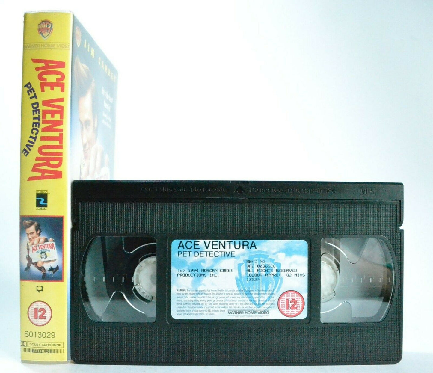 Ace Ventura: Pet Detective - (1994) Comedy - Jim Carrey/Sean Young - Pal VHS-