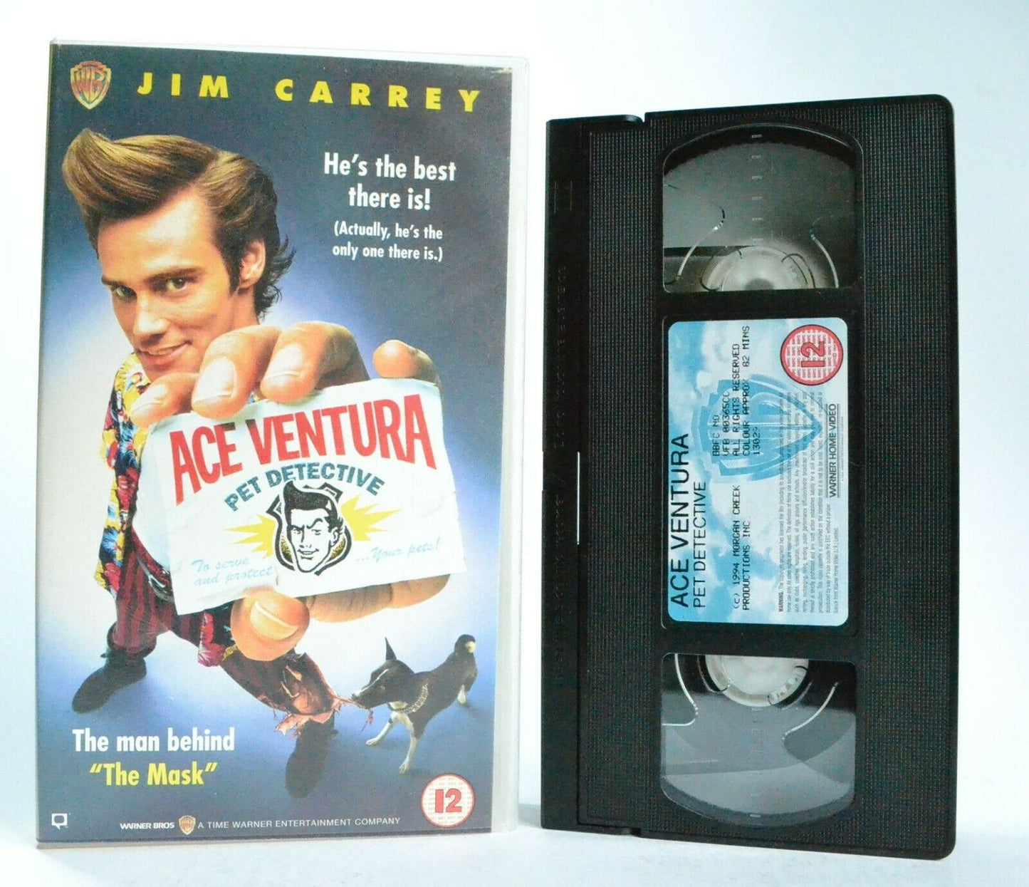 Ace Ventura: Pet Detective - (1994) Comedy - Jim Carrey/Sean Young - Pal VHS-