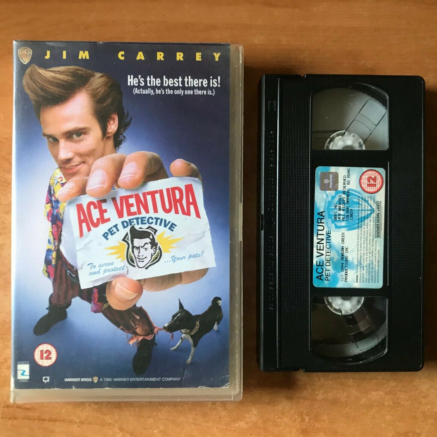 Ace Ventura: Pet Detective [Gross Out Action] Large Box - Jim Carrey - Pal VHS-