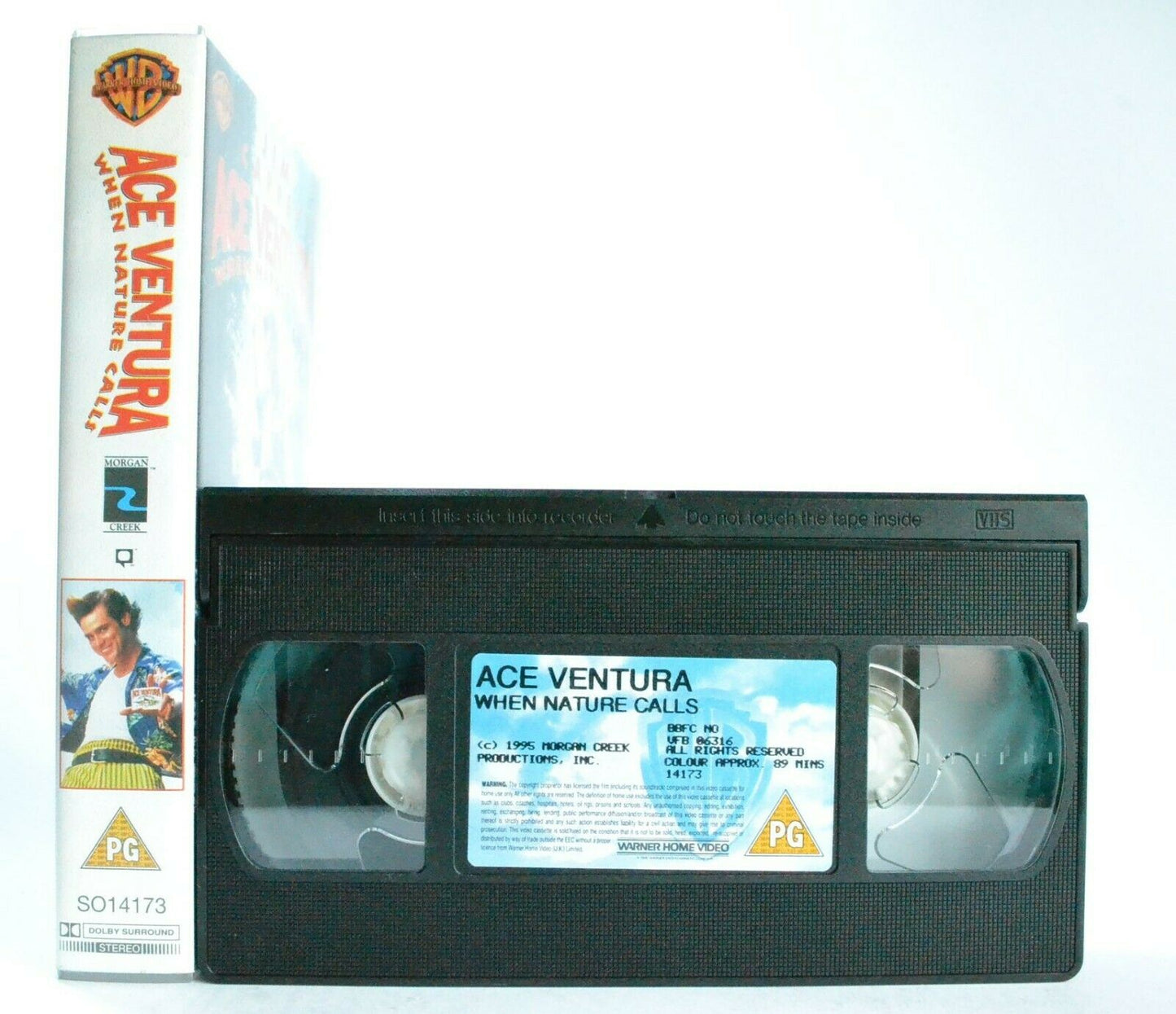 Ace Ventura: When Nature Calls - Comedy - Animal Detective - J.Carrey - Pal VHS-