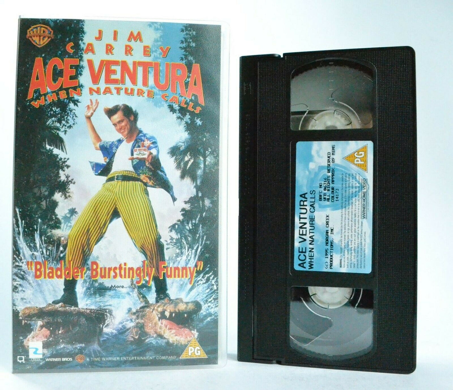 Ace Ventura: When Nature Calls - Comedy - Animal Detective - J.Carrey - Pal VHS-