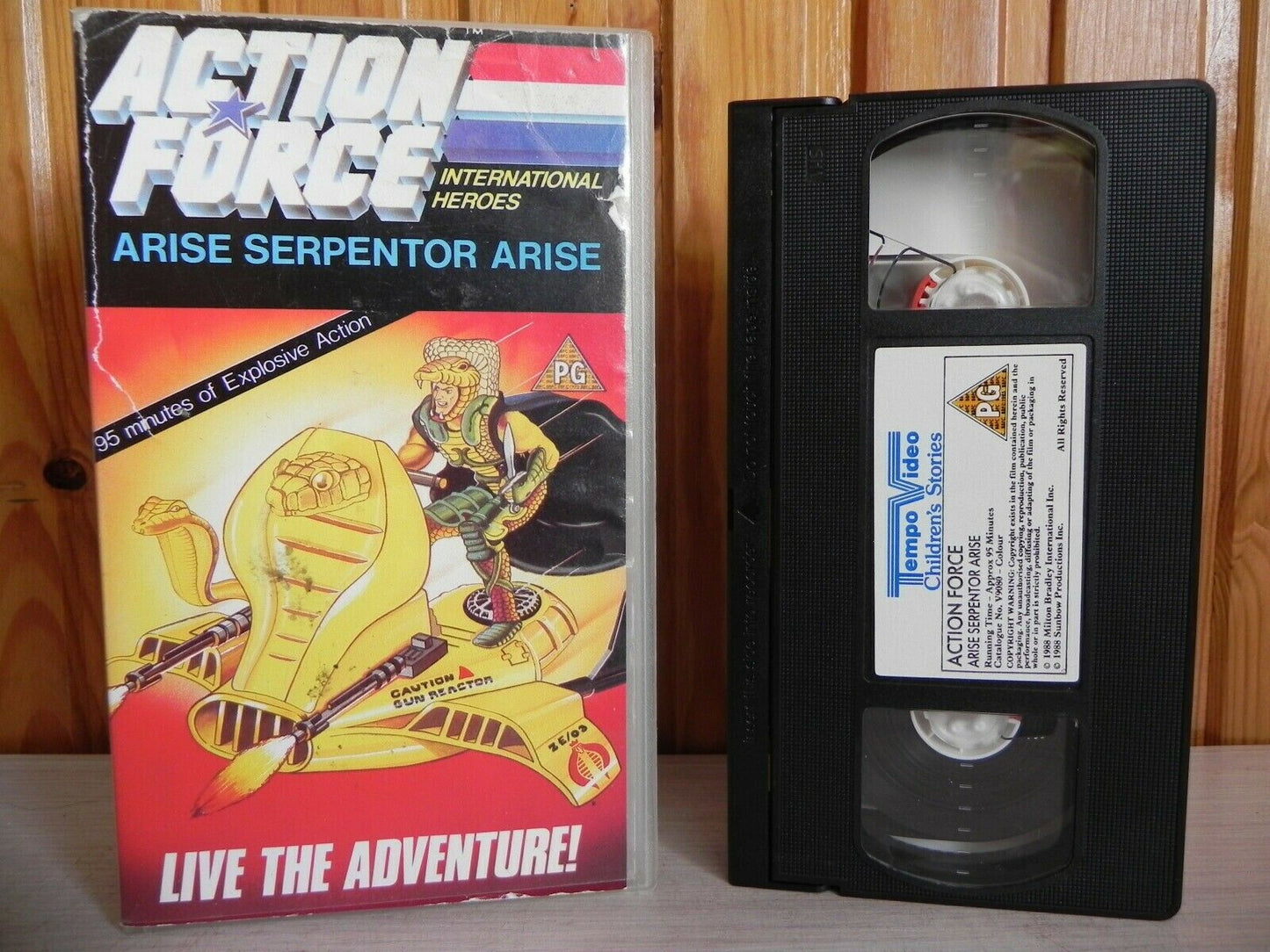 Action Force - International Heroes - Arise Serpentor Arise - Cartoon - Pal VHS-