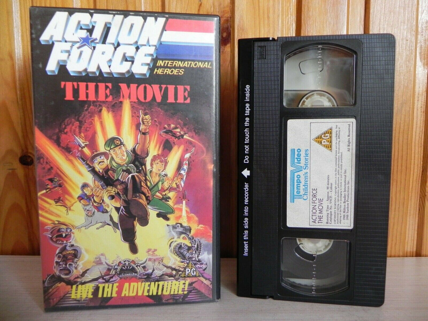 Action Force - International Heroes - The Movie - Live The Adventure - Pal VHS-