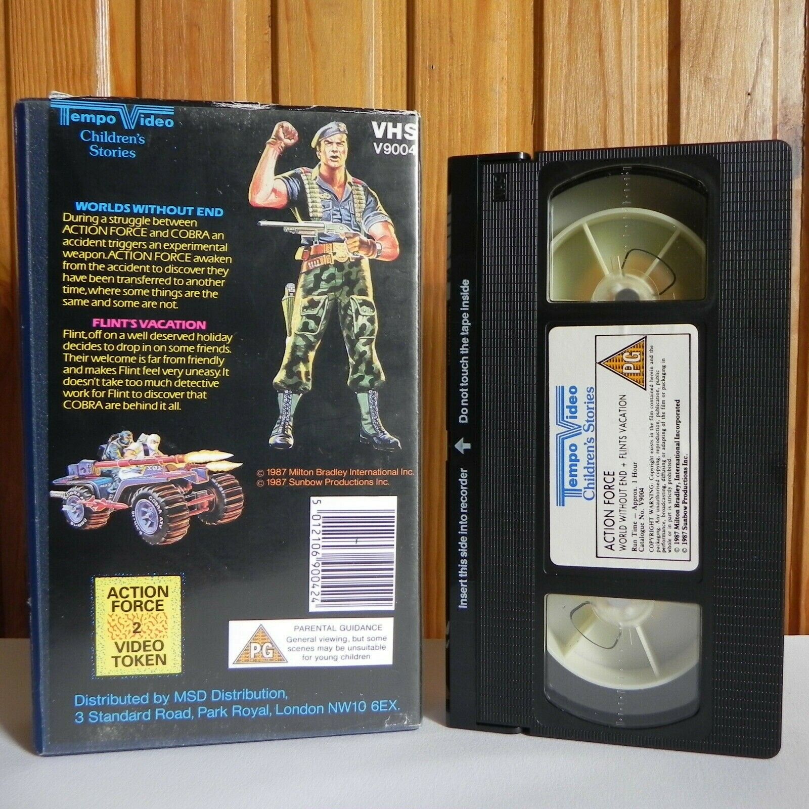 Action Force: Worlds Without End - Action Adventure - Animated - Kids - Pal VHS-