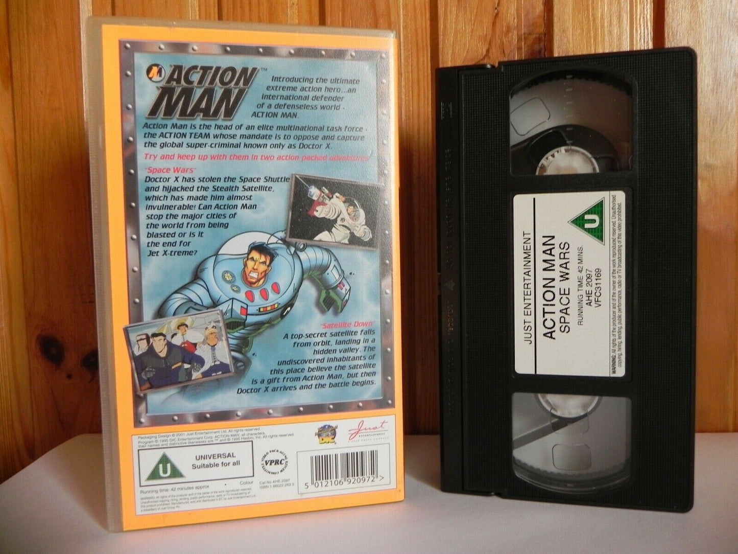 Action Man: Space Wars - Animated - Adventure - Action - Children's - Pal VHS-