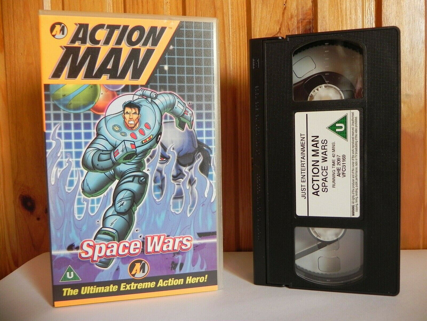 Action Man: Space Wars - Animated - Adventure - Action - Children's - Pal VHS-