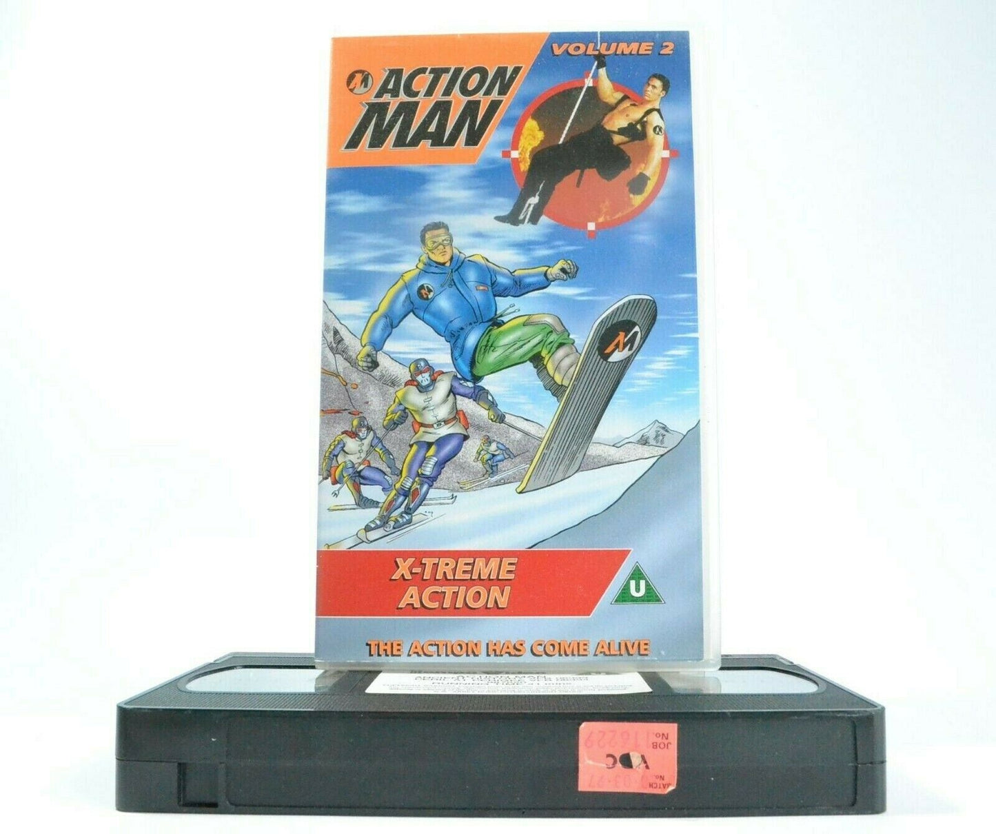 Action Man (Vol.2): X-Treme Action - Animated Adventures - Children's - Pal VHS-